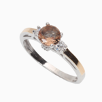 серебряное кольцо с полудрагоценными камнями 57208343